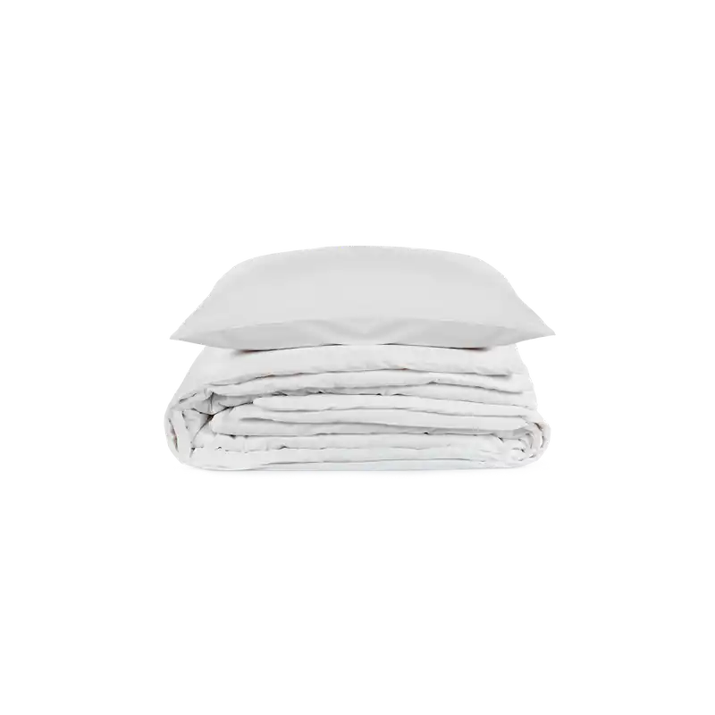 Overtrekset Glory Days - katoen satijn pure white 240x220cm + 2/60x70cm Gecertificeerd