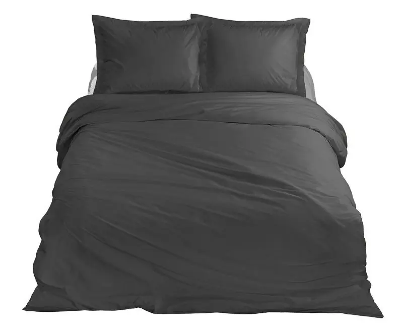 Op = Op Ten Cate Premium Katoensatijnen Dekbedovertrek 140x200/220 - Antraciet